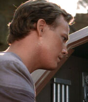 Tom Paris sweating