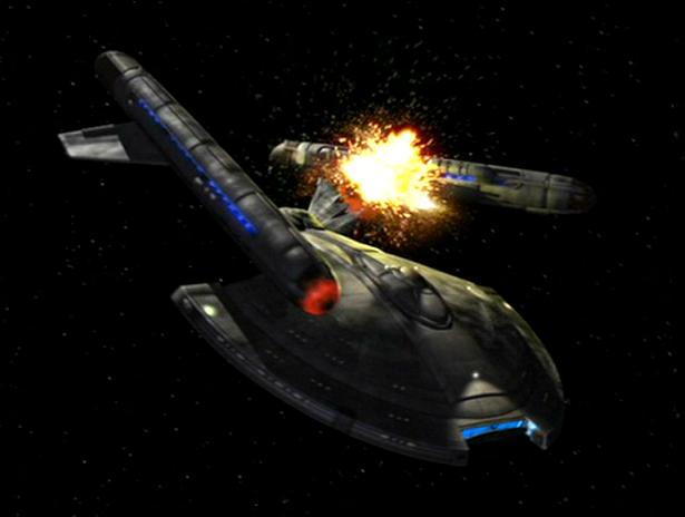 The USS Intrepid from Star Trek:Enterprise (Memory Alpha photo)