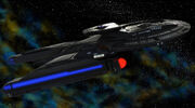 USS Titan artwork from Star Trek Magazine 147