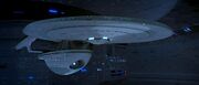 USS Excelsior in Spacedock