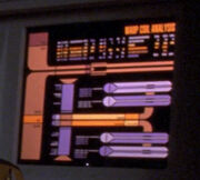 Engineering display, USS Pegasus