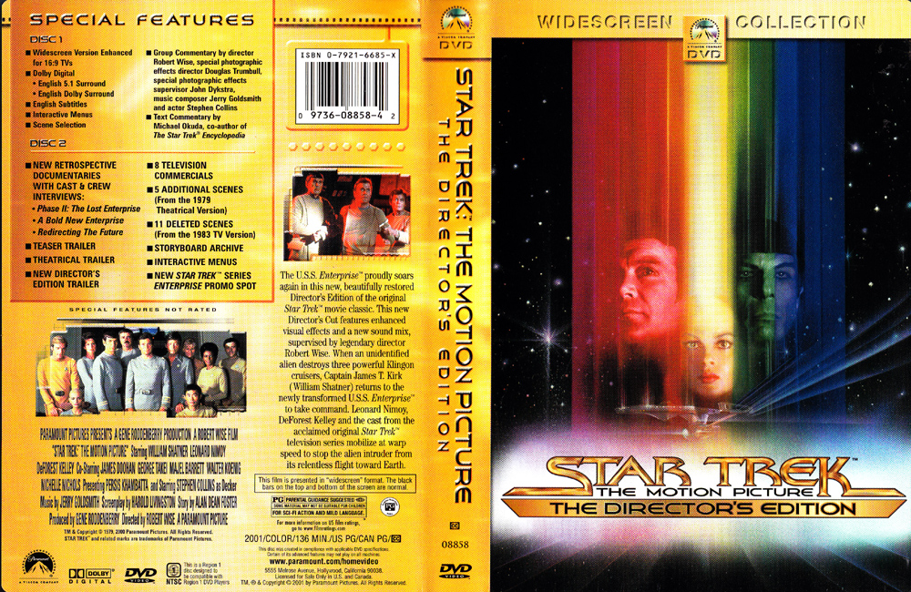 Star Trek The Motion Picture The Director S Edition Dvd