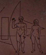 Humans on pioneer 10 plaque