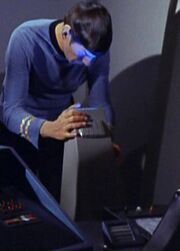 Spock using scope in Auxiliary Control Center