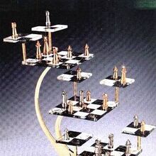 Star Trek The Next Generation Tridimensional Chess Set Memory