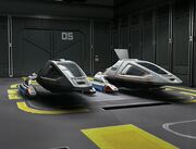 Class 2 shuttles in Intrepid class hangar