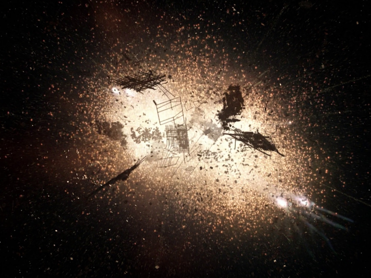 star trek ship explosion