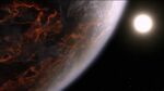 Planet in shifted orbit