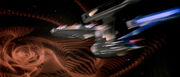 Enterprise im Wurmloch