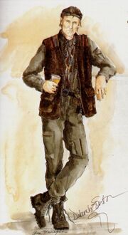 Zefram Cochrane costume sketch