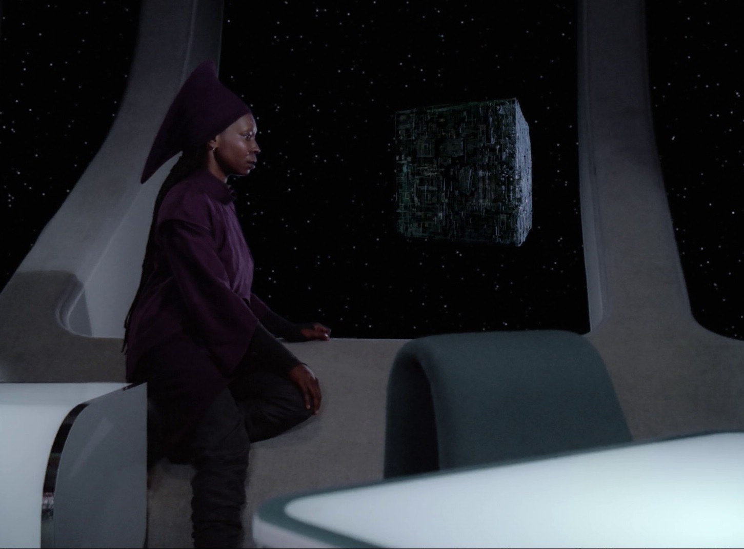 Guinan und Borg