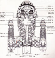 Galaxy class injoke perpetuated onto AMT's instructionsheet