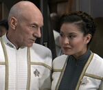 Picard and female ensign