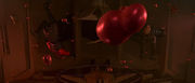 Klingon blood in zero gravity