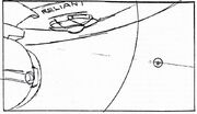 USS Reliant as originally envisioned in early story board
