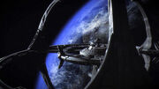 Terok Nor orbiting Bajor