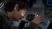 T'Pol using viewer