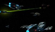 Vulcan cruisers open fire