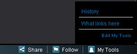 Mytools default menu