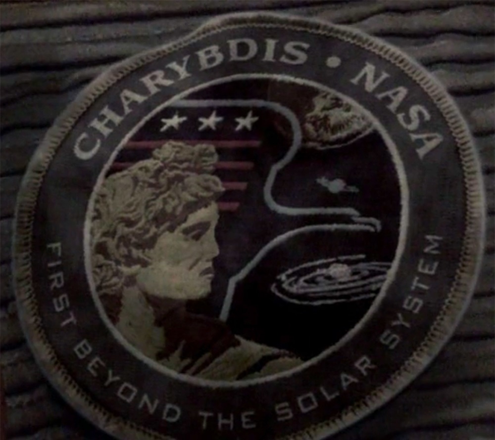 The mission patch of the Charybdis