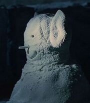 Vulcan snow man