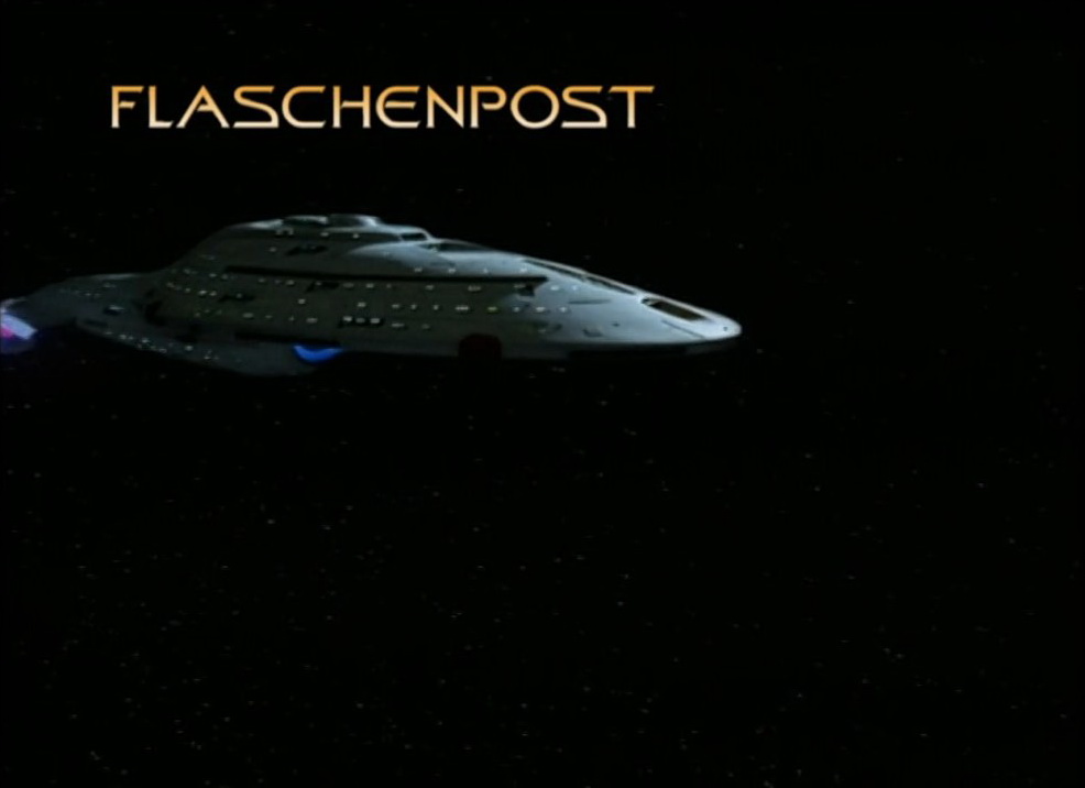 star trek voyager flaschenpost