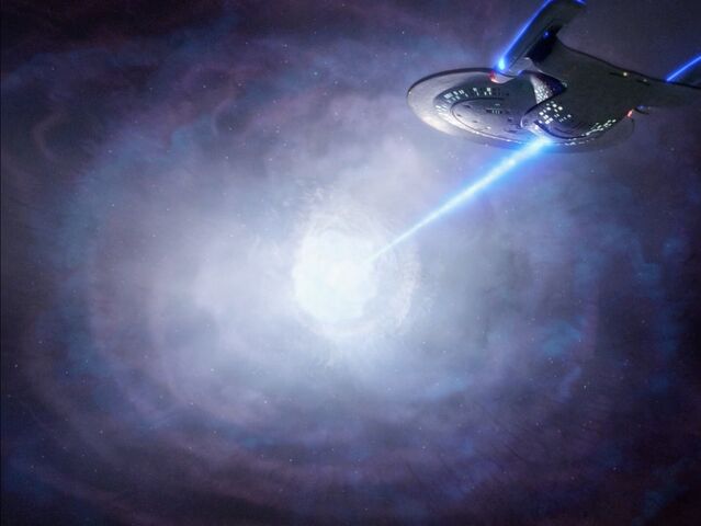 File:USS Enterprise-D firing inverse tachyon pulse into anomaly.jpg