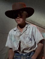 Only boy in cowboy hat
