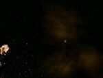 Escape pod heads for the nebula