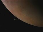 Runabout orbiting Torga IV