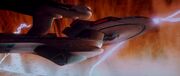 USS Enterprise-B caught in nexus