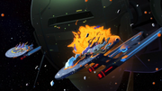 USS Cerritos and Merced terraforming