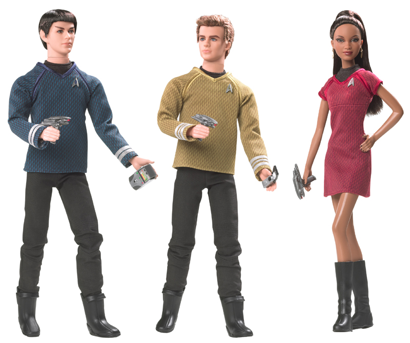 star trek barbie & ken