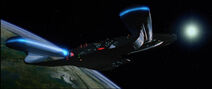 USS Intrepid in orbit of Veridian III