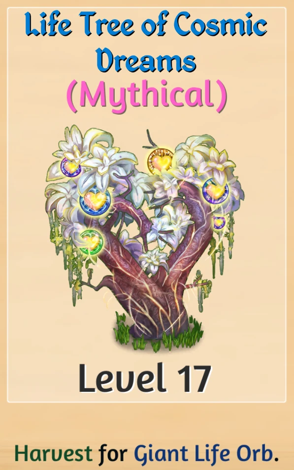 Life Tree of Cosmic Dreams Merge Dragons Wiki Fandom