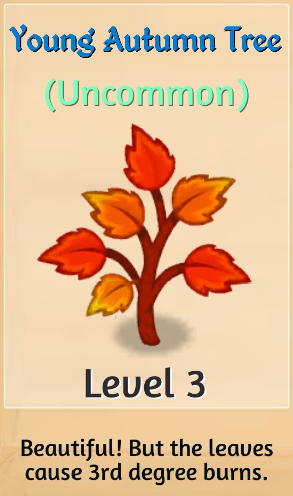 Young Autumn Tree | Merge Dragons Wiki | Fandom