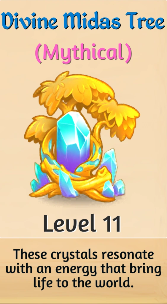 Divine Midas Tree Merge Dragons Wiki Fandom