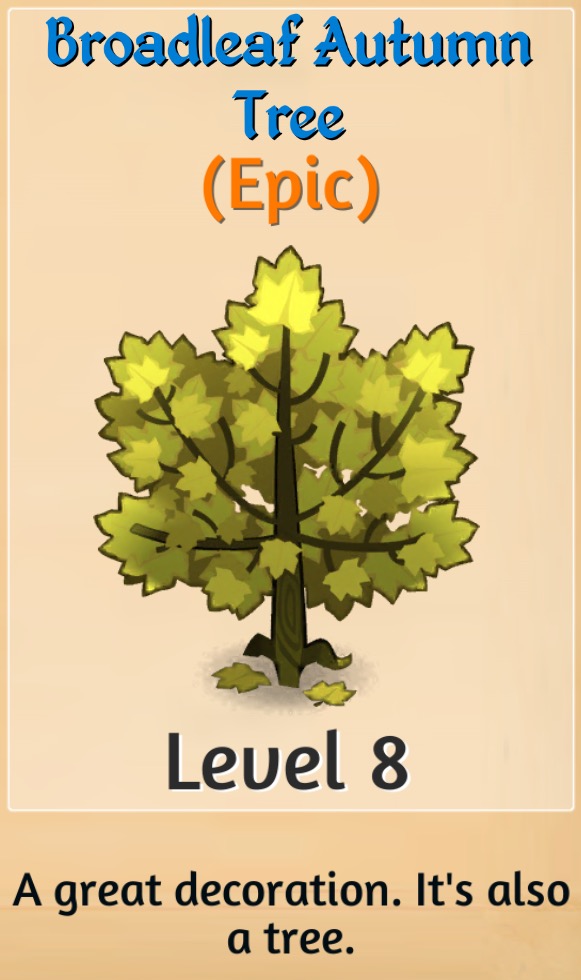 Broadleaf Autumn Tree | Merge Dragons Wiki | Fandom