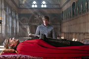 Uther lying in state