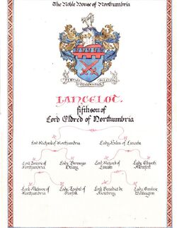 Lancelot's seal of nobility