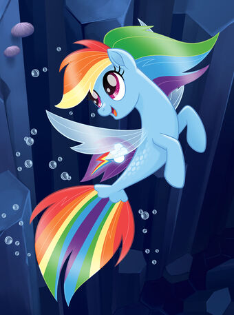 my little pony mermaid rainbow dash