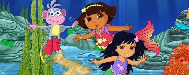 Image - Boots, Dora, Maribel.jpg | Mermaid Wiki | FANDOM powered by Wikia