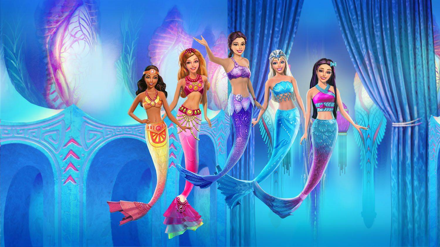 barbie in a mermaid tale 2 characters