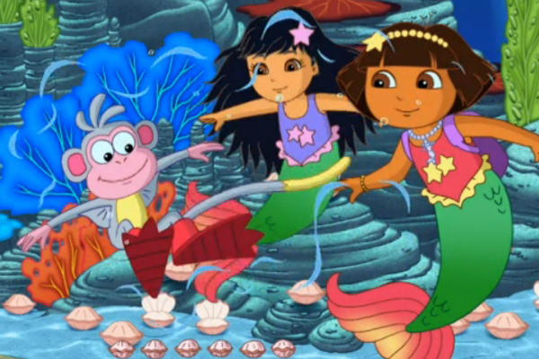 Image - Dora, Boots And Maribel.png | Mermaid Wiki | FANDOM powered by ...