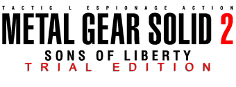 Metal Gear Solid 2 Sons Of Liberty Trial Edition Metal Gear Wiki Fandom