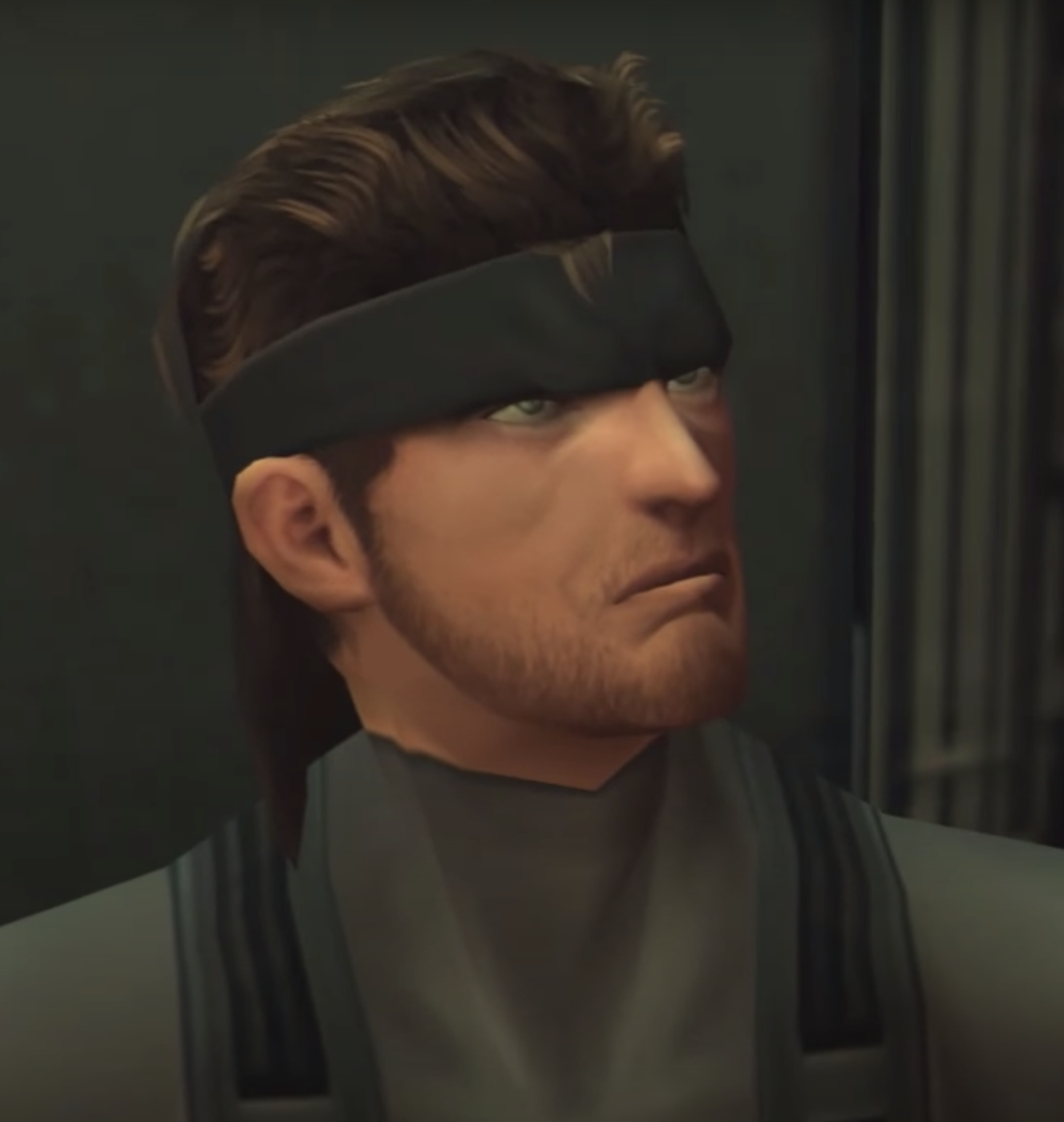 Metal Gear Solid 1 Snake Face