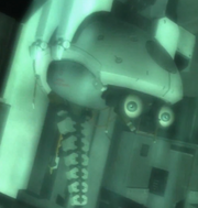 Submerged cyborg brain casing