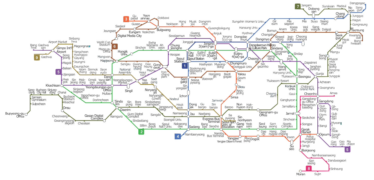 Image - Seoul Subway Map.png | Metro Wiki | FANDOM powered by Wikia