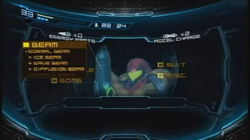 MOM Samus Screen