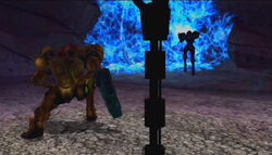 MP2 Samus encounter Dark Samus